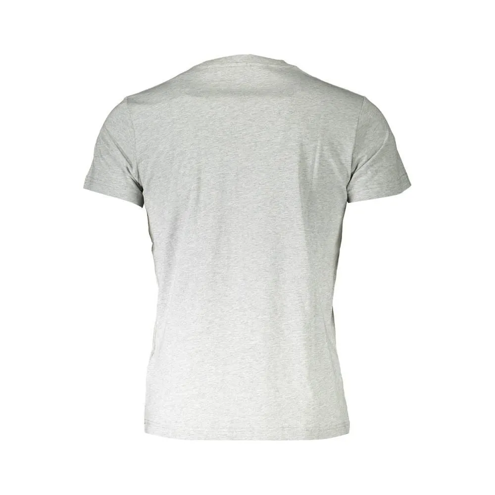 Diesel Gray Cotton Men T-Shirt