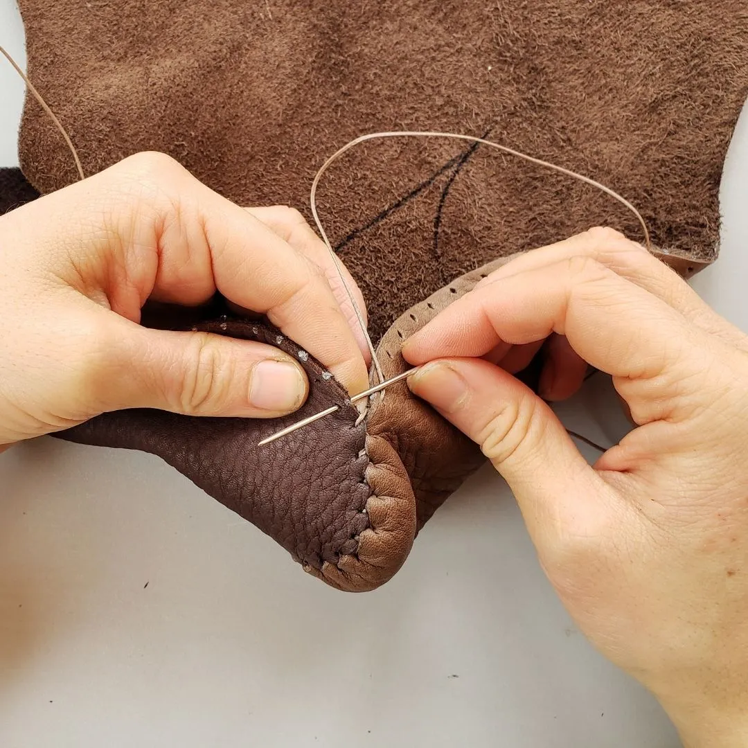 Digital Pattern DIY Leaf Moccasins - Earthing Moccasins