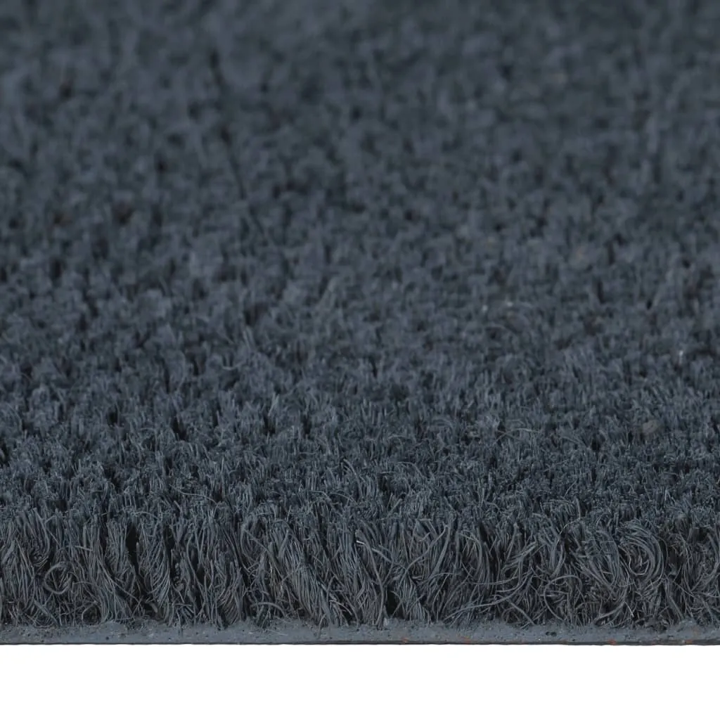 Door Mat Dark Grey 100x300 cm Tufted Coir