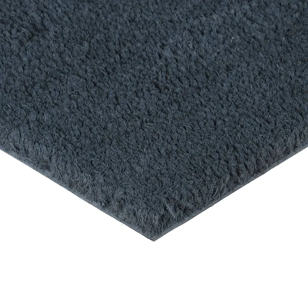 Door Mat Dark Grey 100x300 cm Tufted Coir