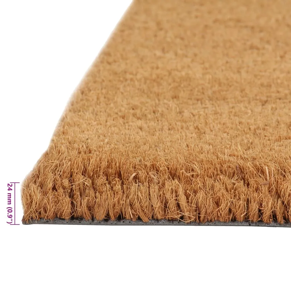 Door Mat Natural 100x200 cm Tufted Coir