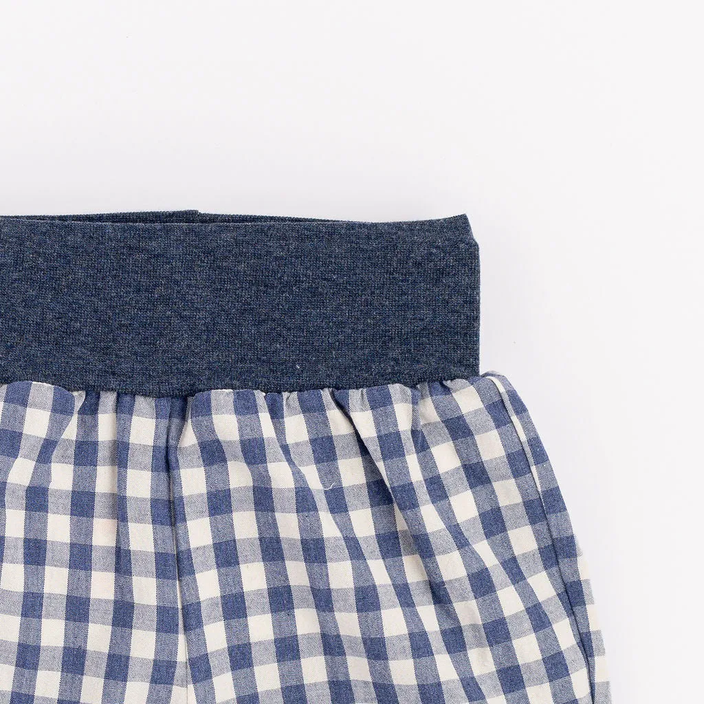 Easy Short in Ink Gingham