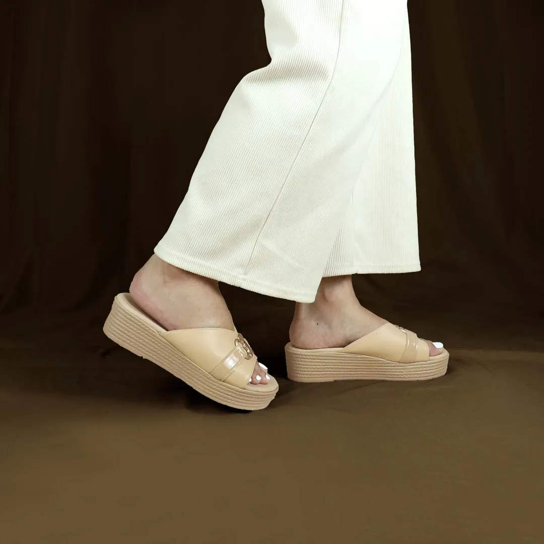 [EXTRA 20% off at cart] Minimalist Buckle Flatform Sandals