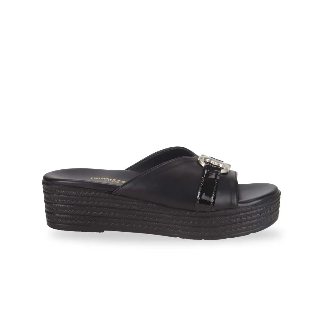 [EXTRA 20% off at cart] Minimalist Buckle Flatform Sandals