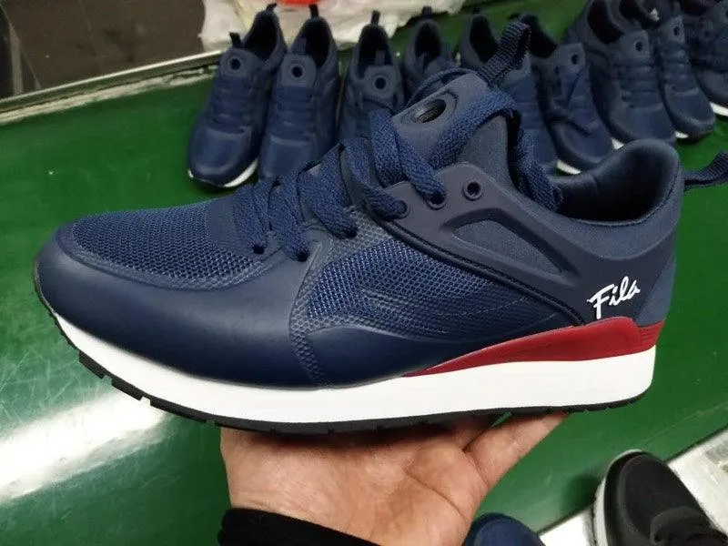 Fila Travis Navy Blue White and Red Sneakers