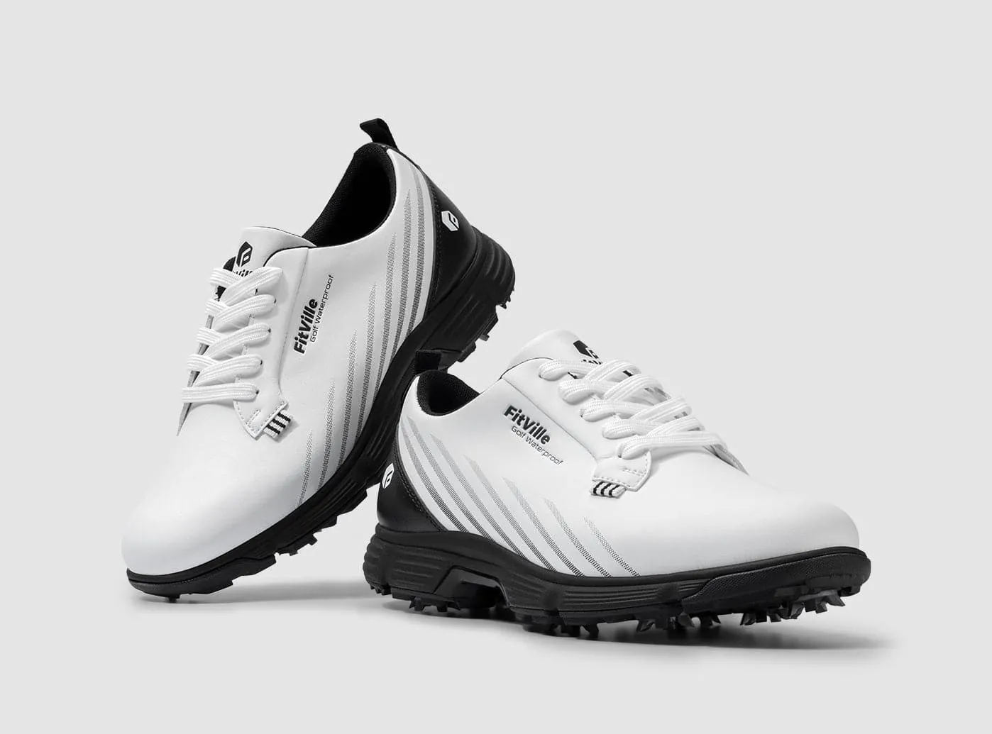 FitVille Men's GreenTread Golf Shoes V2