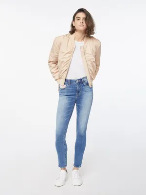 Frame - Le Skinny De Jeanne Color Block Mid-Rise Jeans in Willowspring