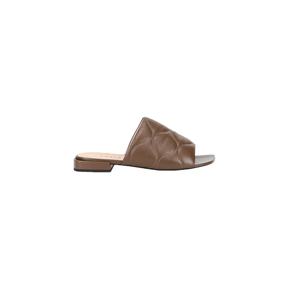 Furla Women's Block Mule Sandals T.20 - Brown