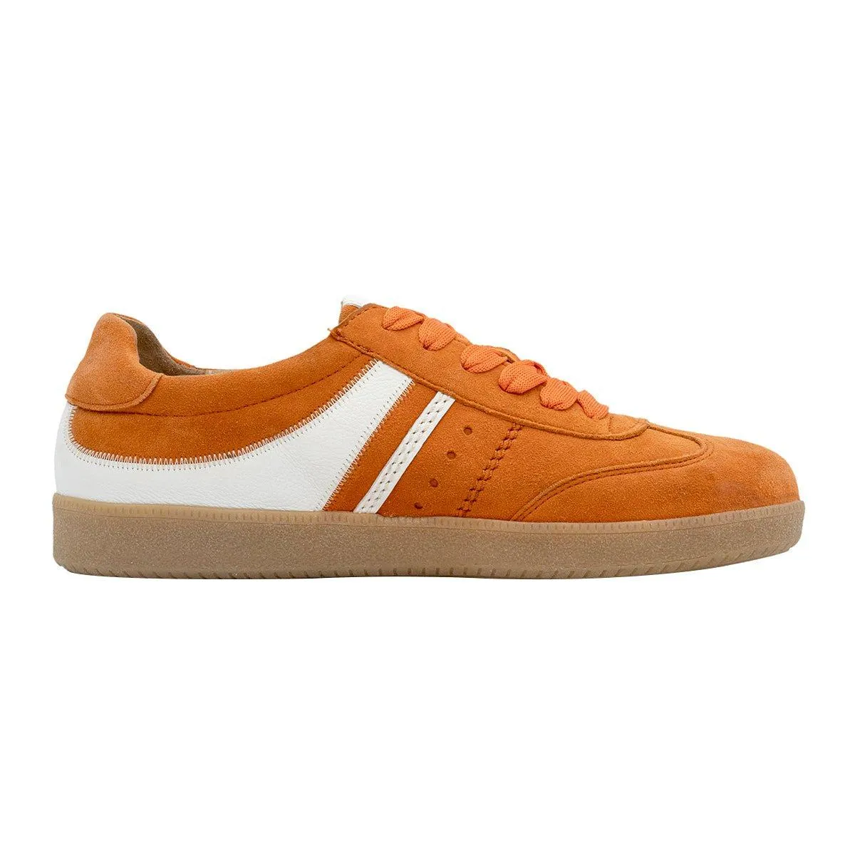 Gabor Low-Top Sneakers Leather Orange Colour For Women