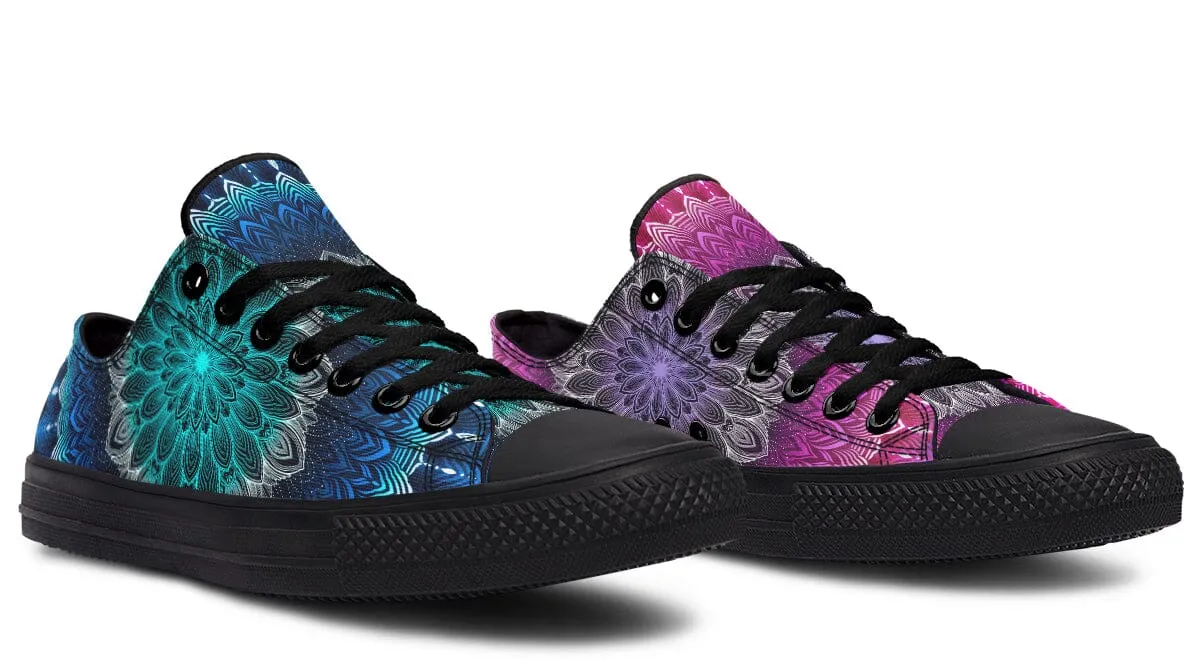 Glowing Mandala Low Top Shoes