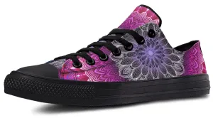 Glowing Mandala Low Top Shoes