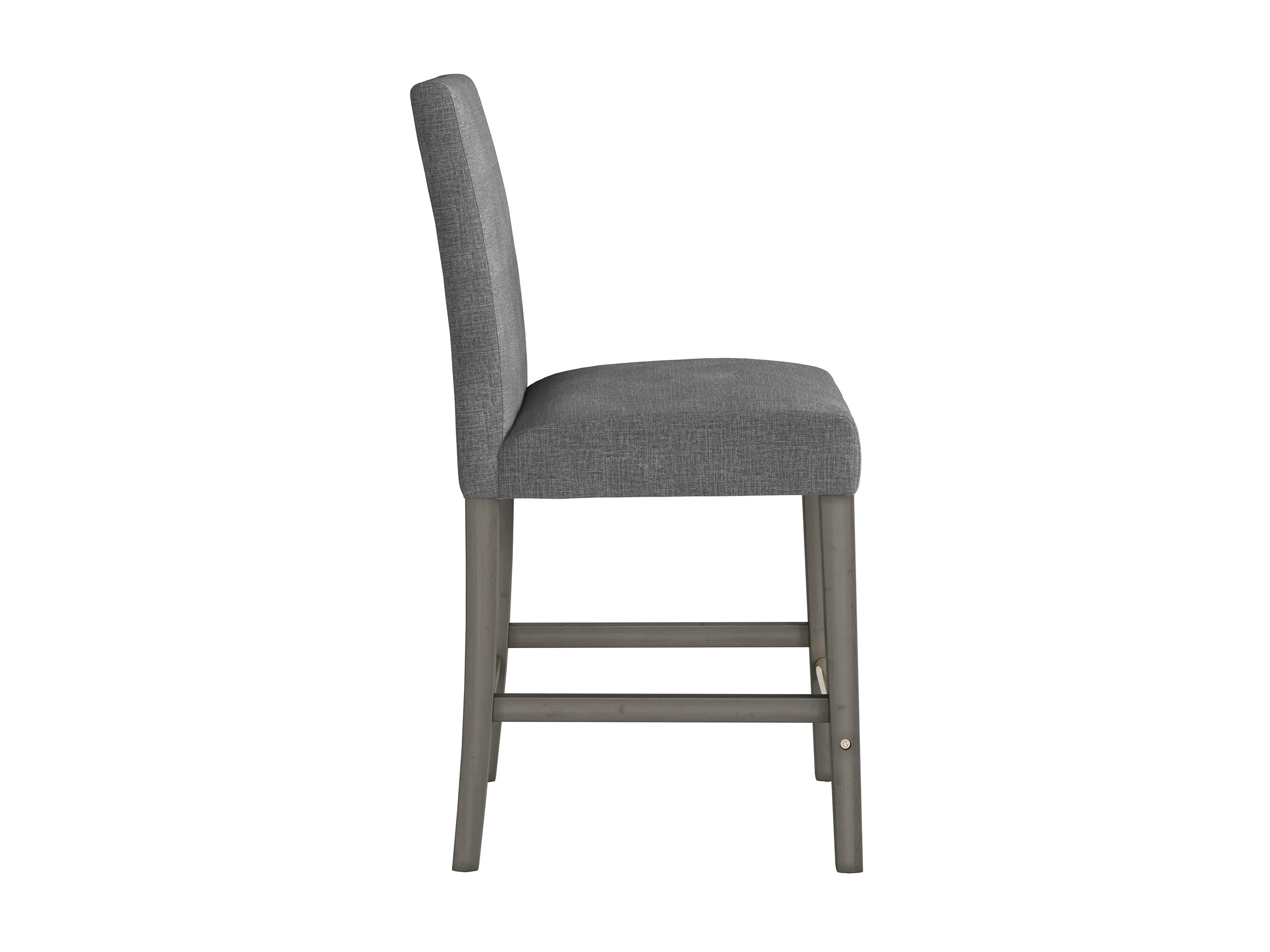 Grey Fabric Counter Height Stool