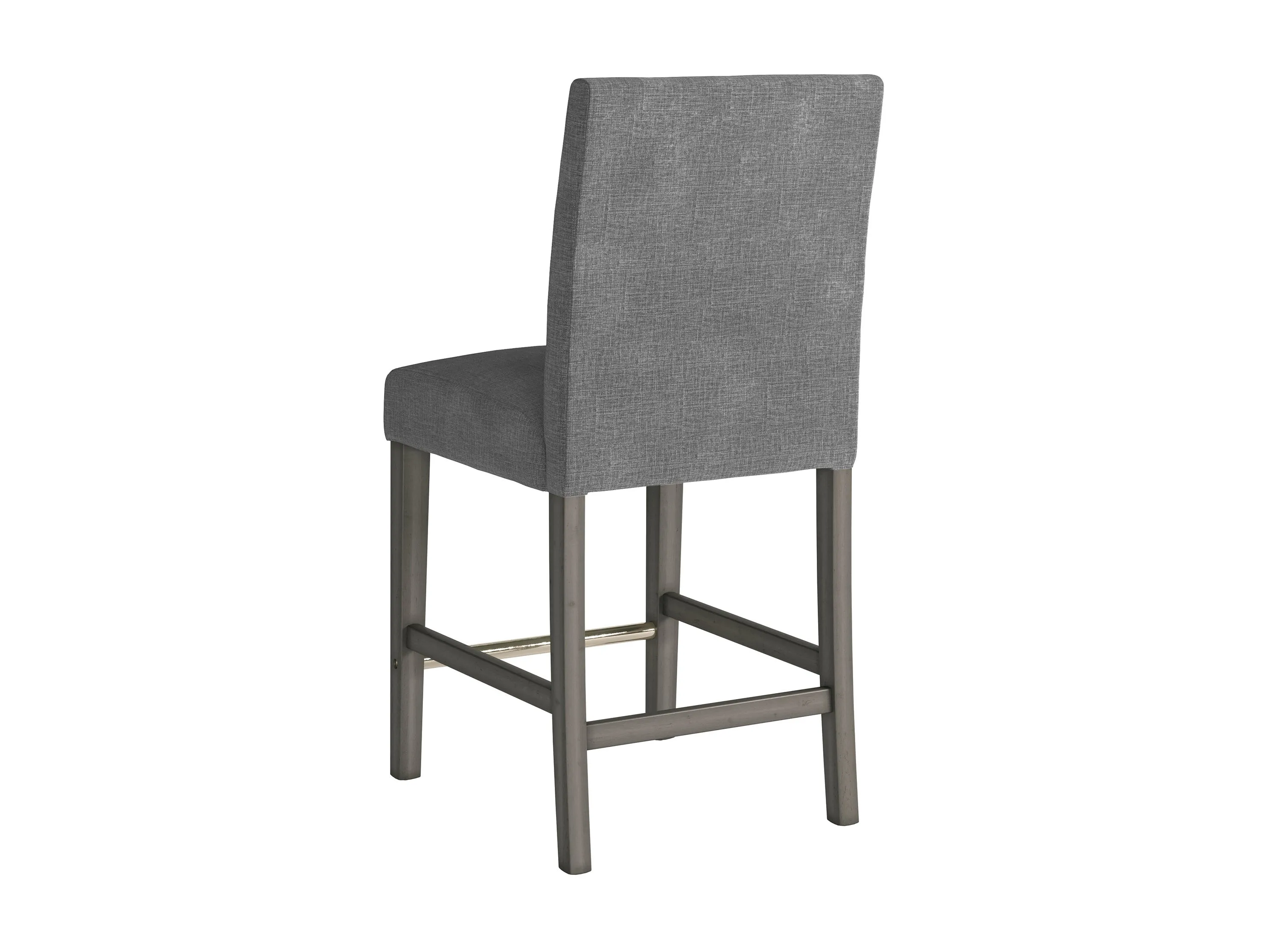 Grey Fabric Counter Height Stool