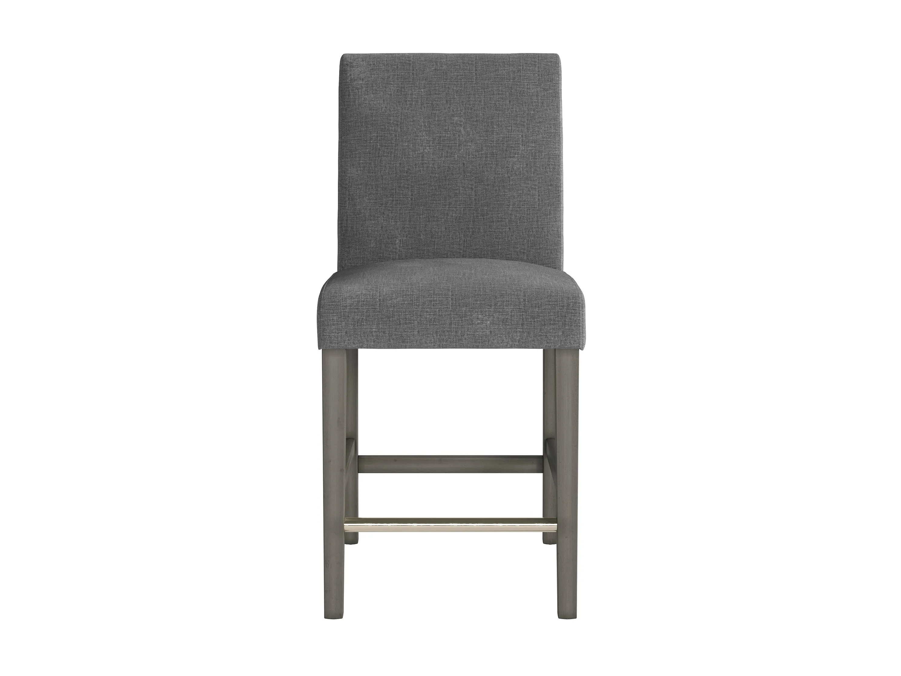 Grey Fabric Counter Height Stool