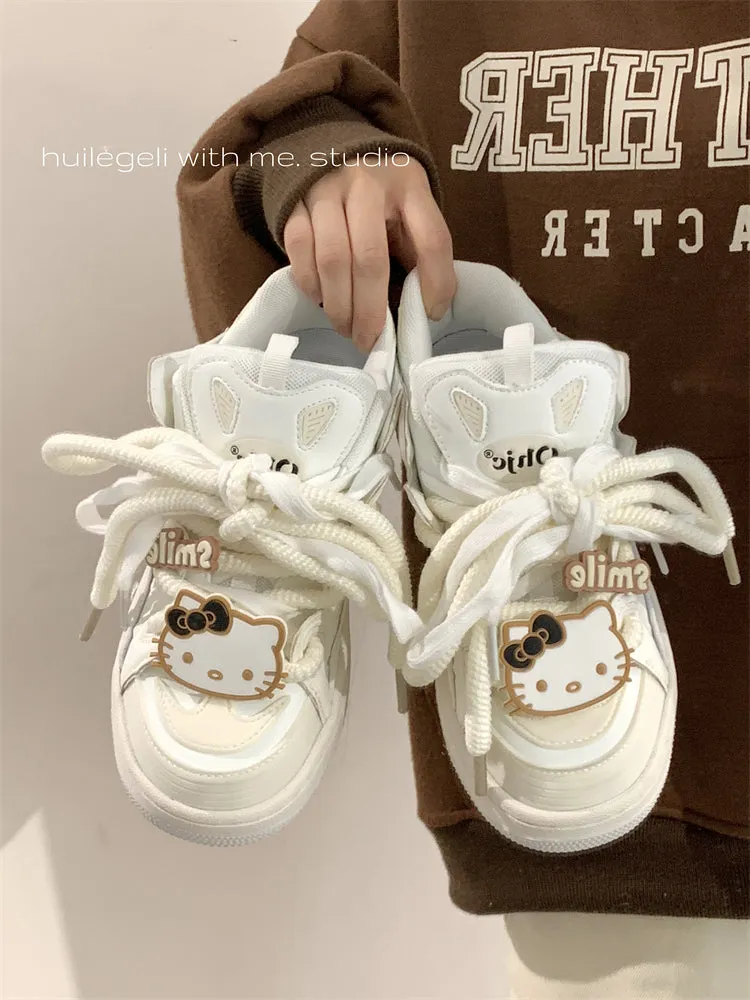 Hello Kitty Women's Casual Sneakers Cotton Shoes