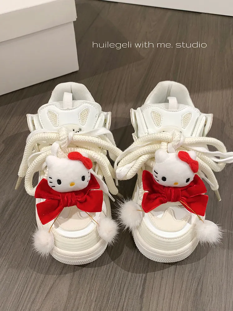 Hello Kitty Women's Casual Sneakers Cotton Shoes