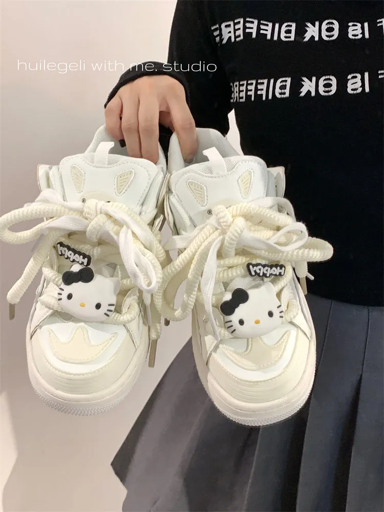 Hello Kitty Women's Casual Sneakers Cotton Shoes