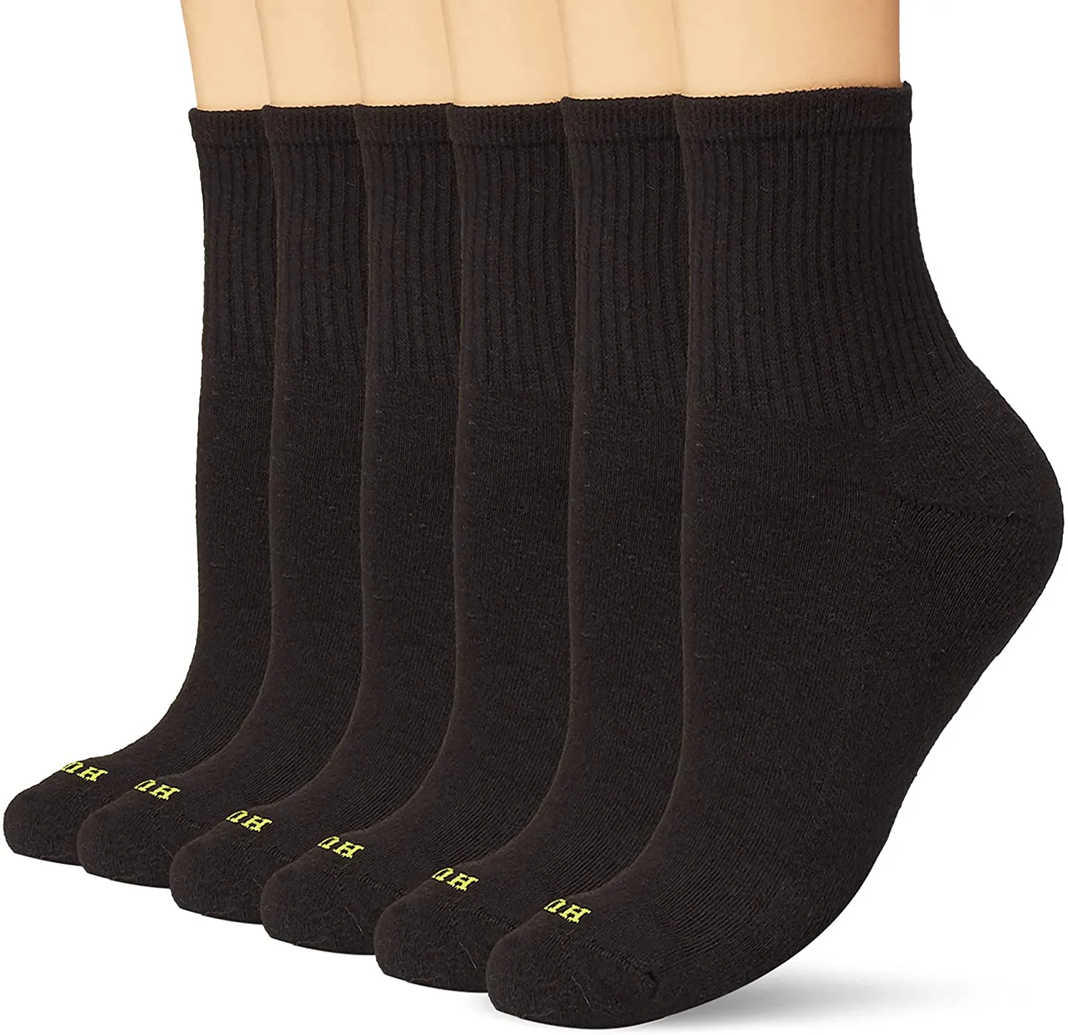 Hue Women's Mini Crew Sock 6-Pack