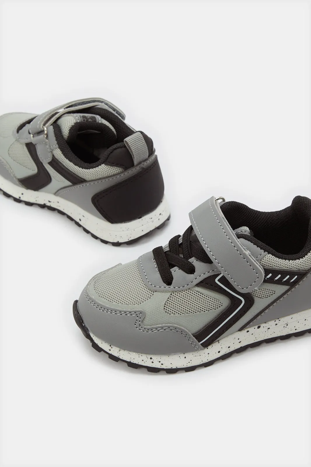 Infant Boys Grey Multi-Piece Slim Runner