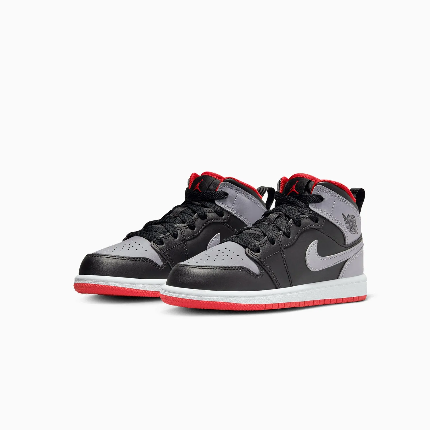 Kid's Air Jordan 1 Mid "Cement Grey" Pre School