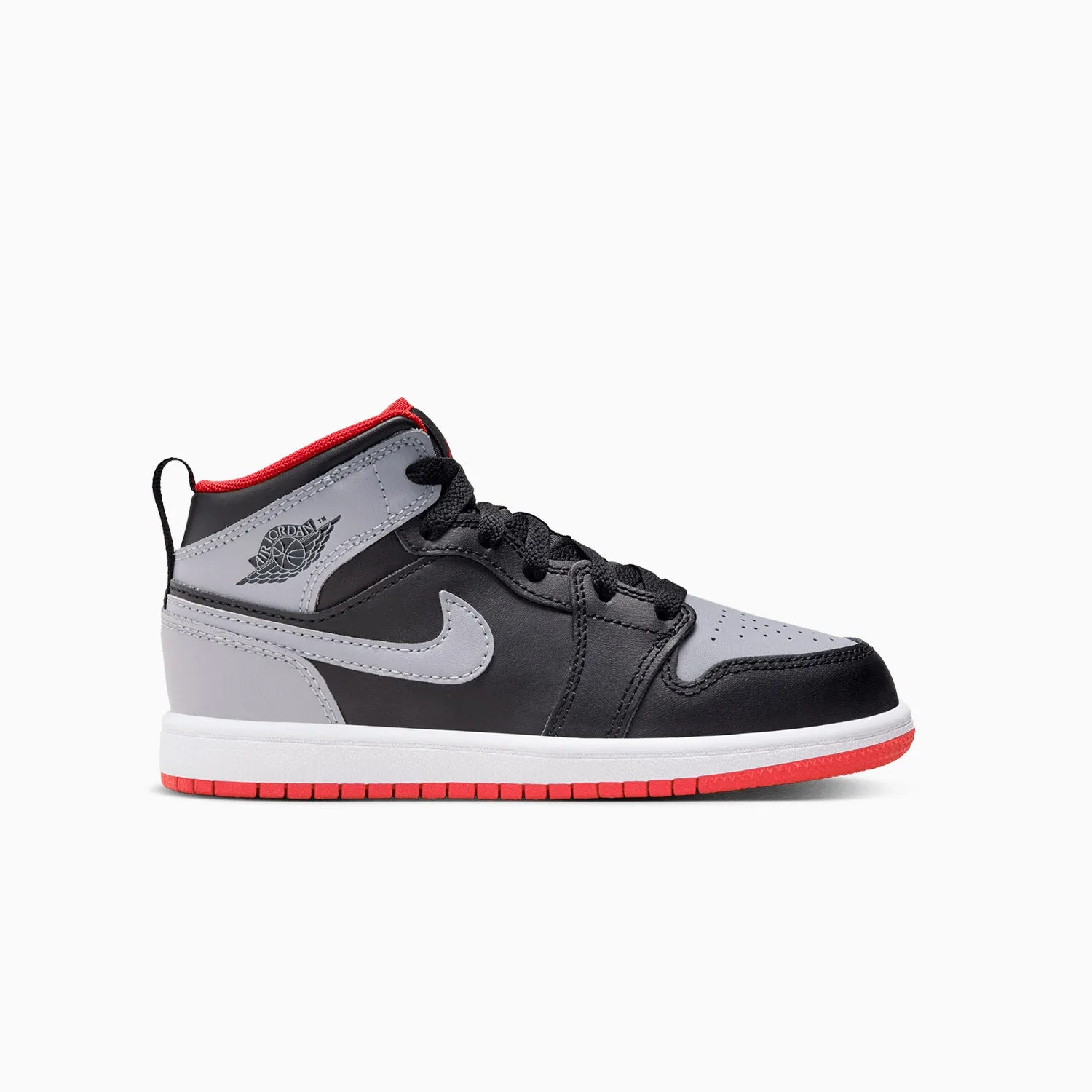 Kid's Air Jordan 1 Mid "Cement Grey" Pre School