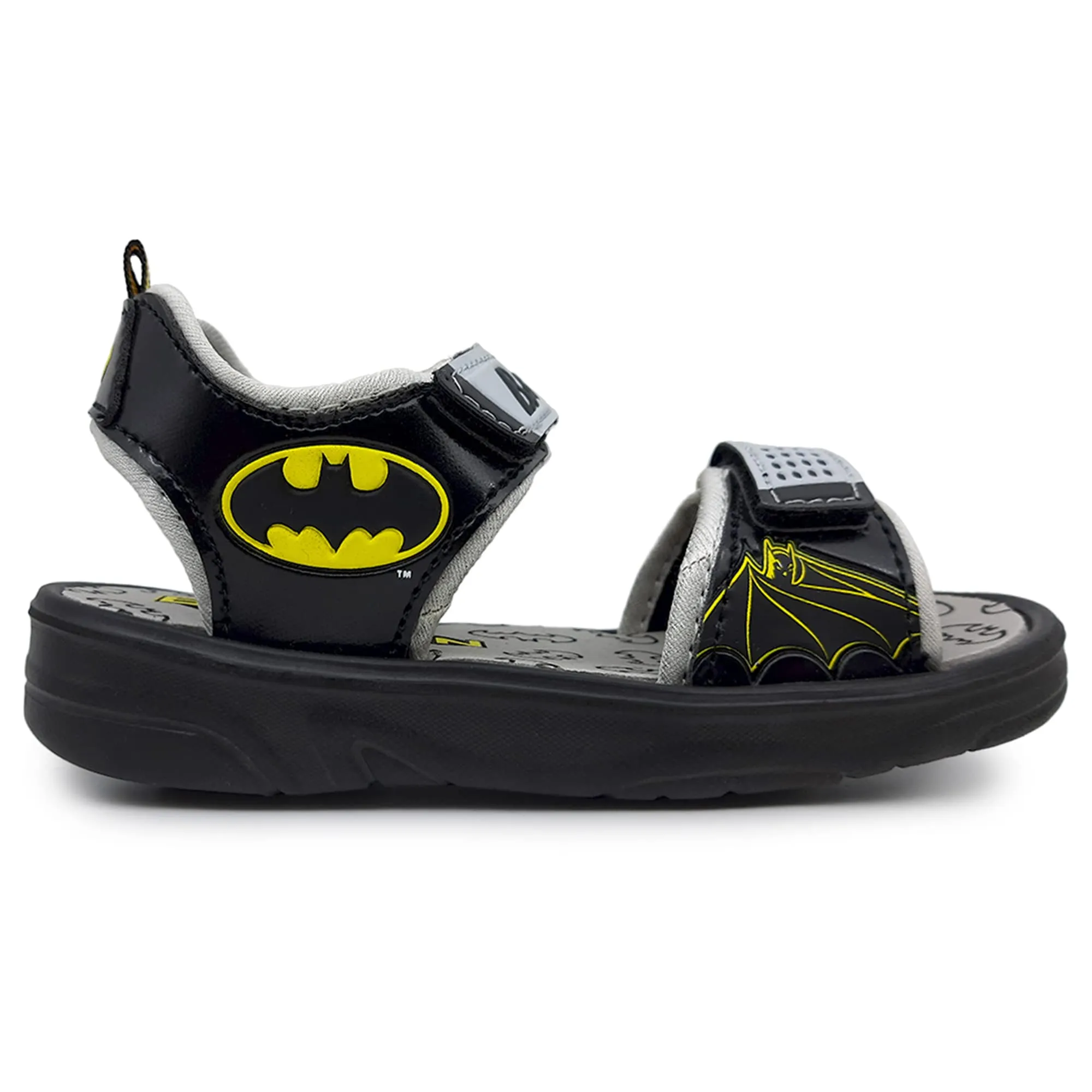 Kidsville Batman Printed Sandals For Boys