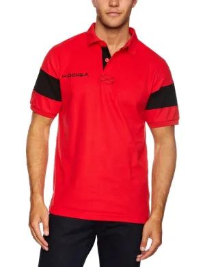 Kooga Club House Adults Red/Black Polo