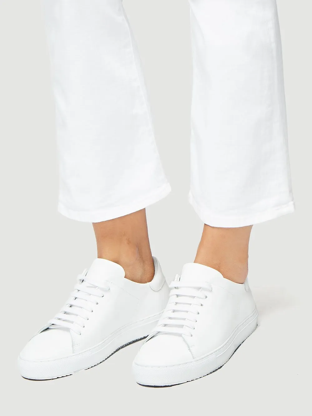 Le Crop Mini Boot -- Blanc