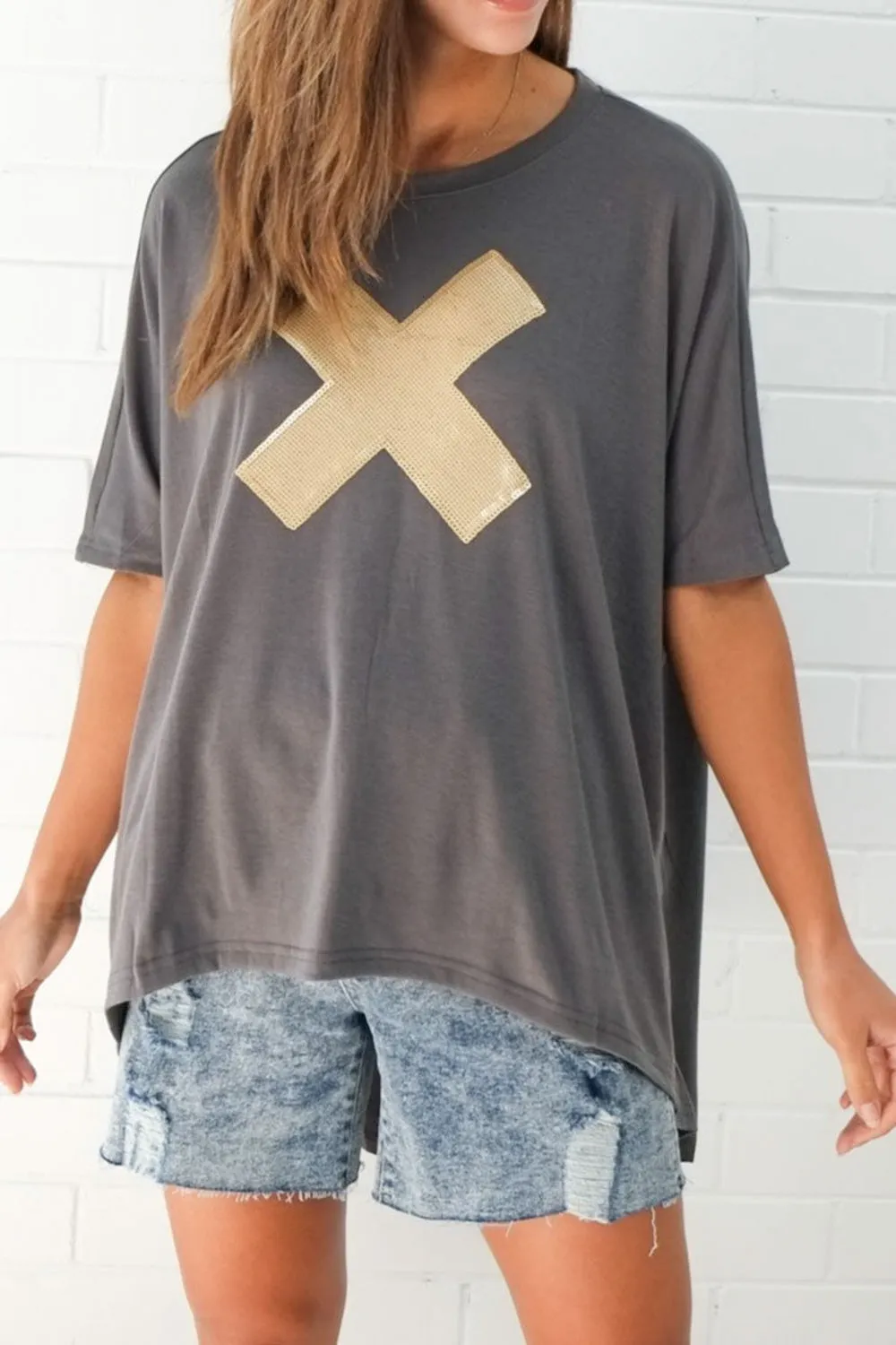 Leah Sequin Tee