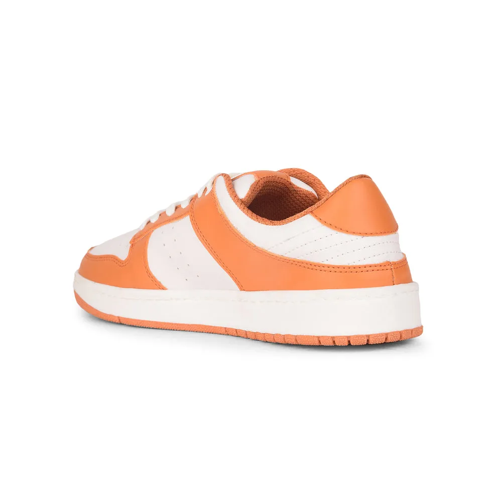 Leap7x Casual Orange Lacing Sneakers For Men SPORTSTAR By Liberty