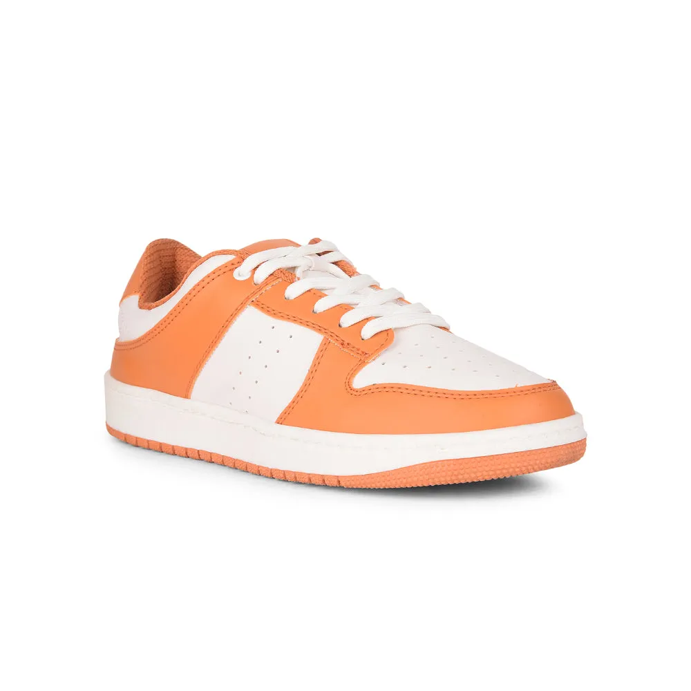 Leap7x Casual Orange Lacing Sneakers For Men SPORTSTAR By Liberty