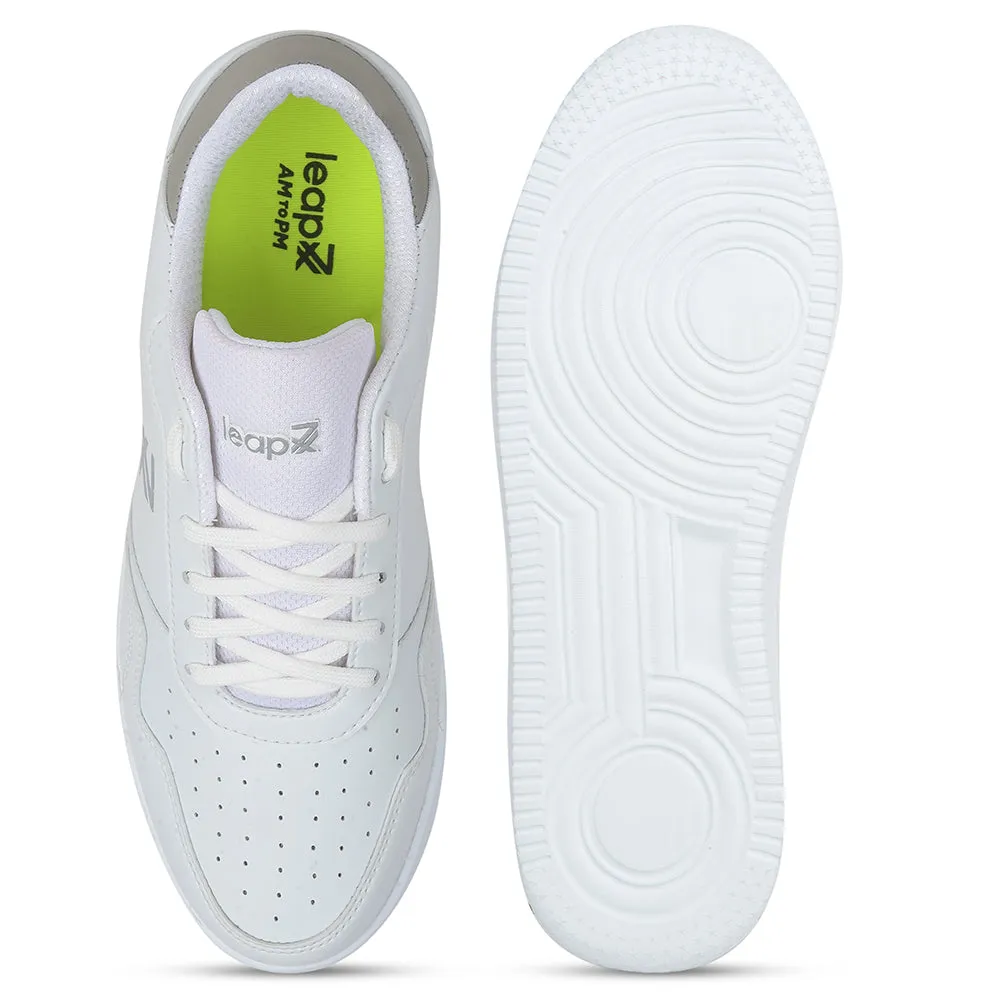 Leap7x Casual White Sneakers For Mens SNOOKIS-E By Liberty