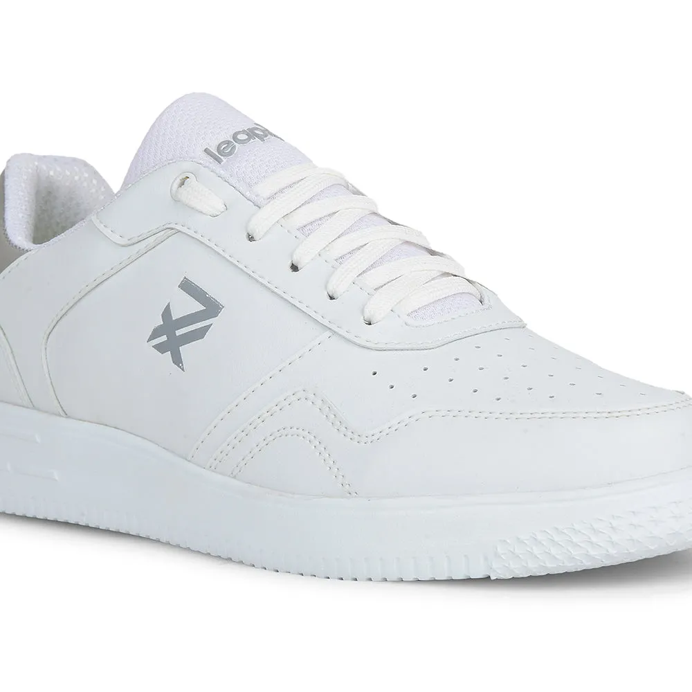 Leap7x Casual White Sneakers For Mens SNOOKIS-E By Liberty