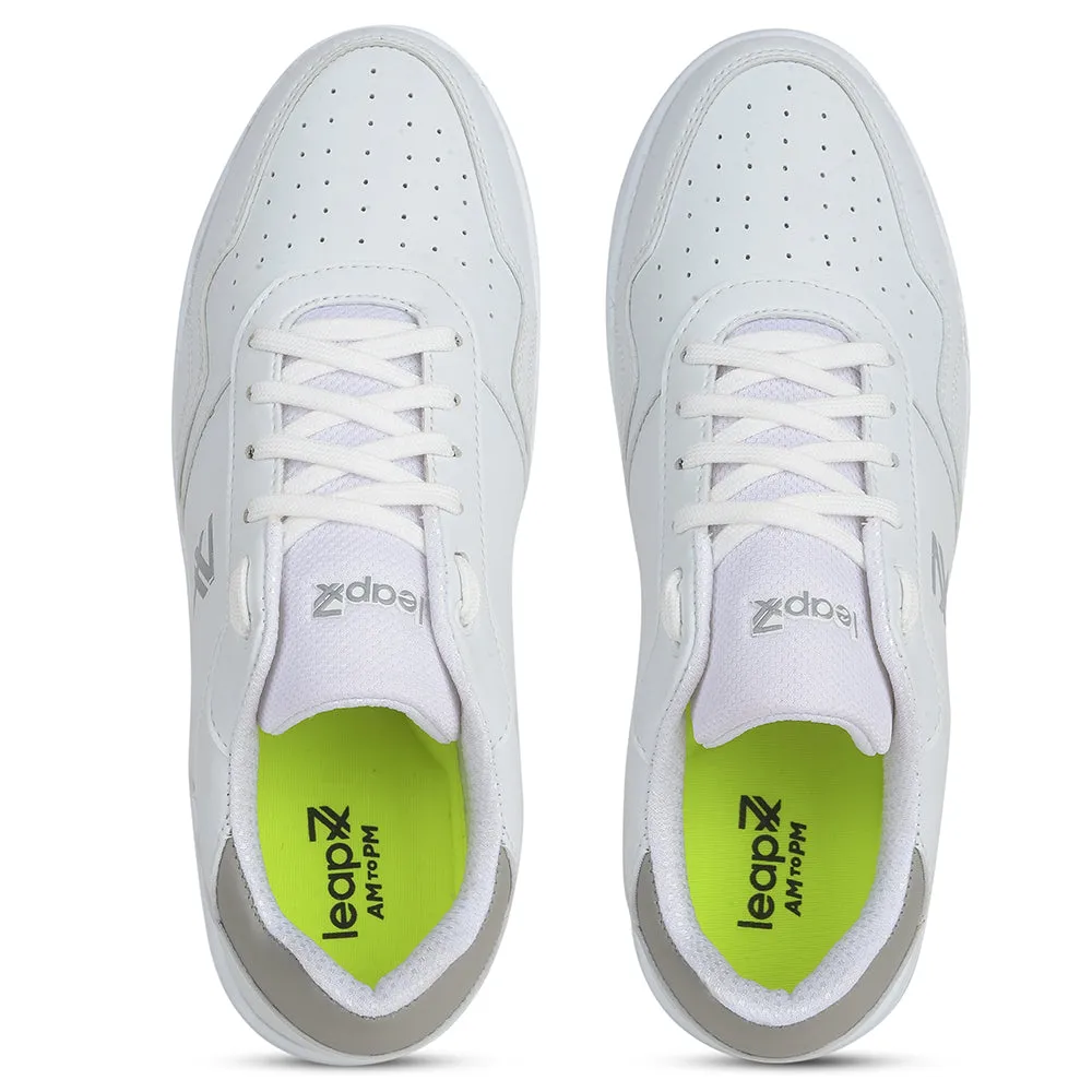 Leap7x Casual White Sneakers For Mens SNOOKIS-E By Liberty