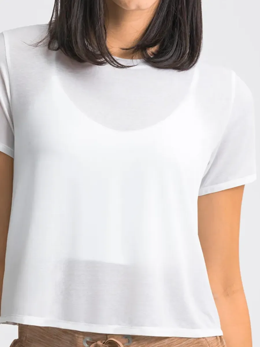 Light & Easy *Crop Tee