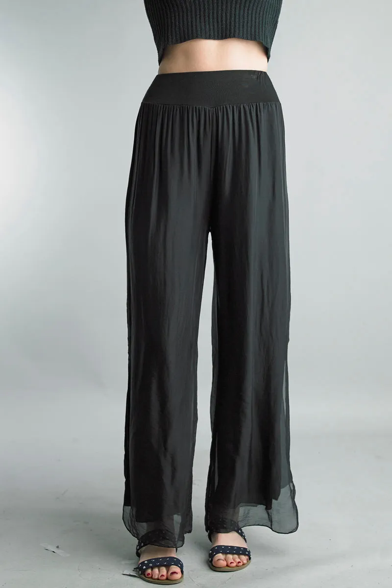 Lightweight Wide Leg Pants