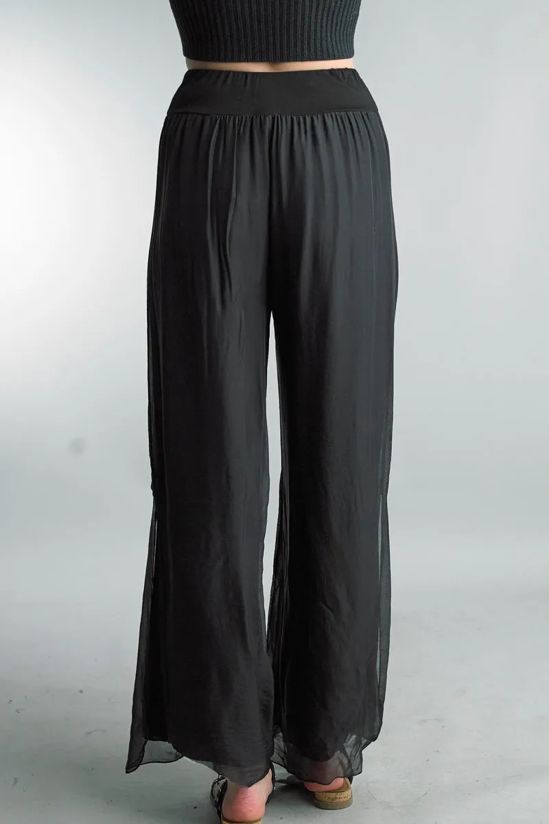 Lightweight Wide Leg Pants