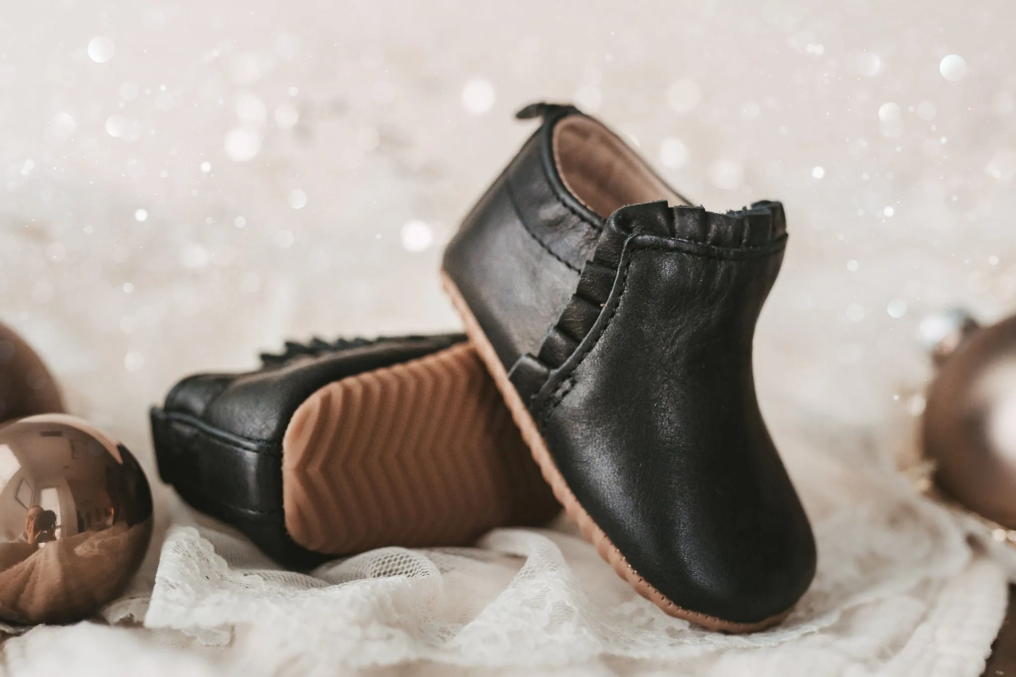 Little Love Bug Black Mila  {Premium Leather}