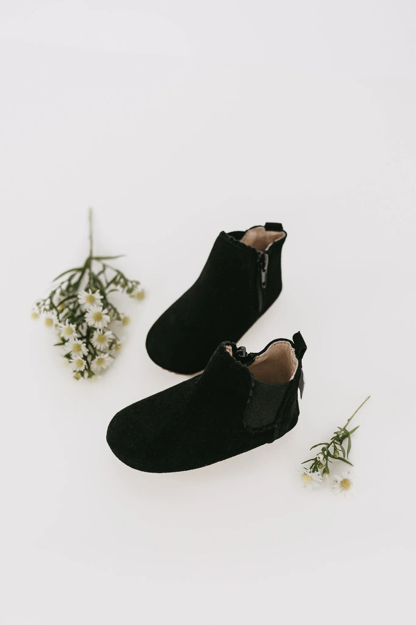 Little Love Bug Black Suede Reagan