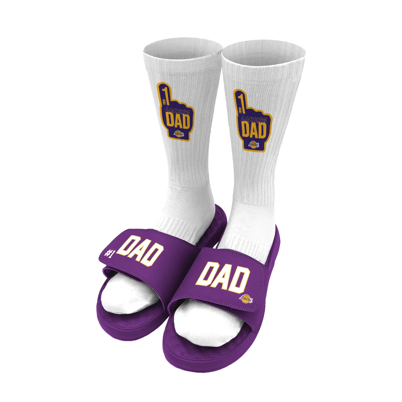 Los Angeles Lakers Dad Sock Bundle