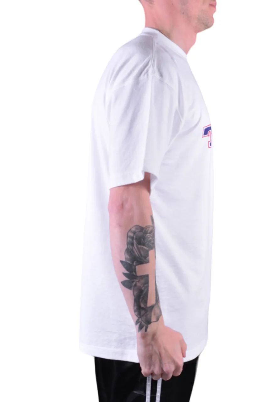 MAR-084D | White Round-Neck Taekwondo T-Shirt (OD)