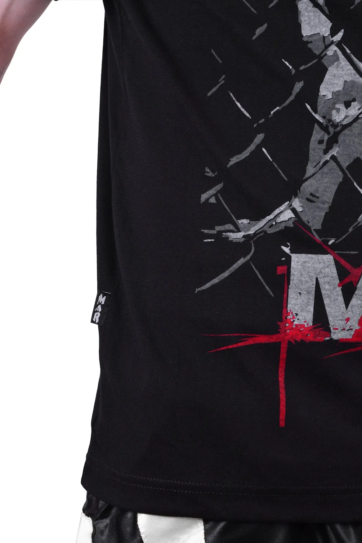 MAR-084G | Black Round-Neck MMA T-Shirt