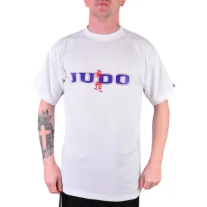 MAR-084H | White Round-Neck Judo T-Shirt (OD)