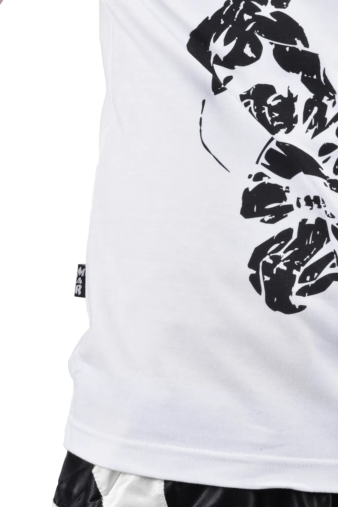 MAR-084H | White Round-Neck MMA T-Shirt