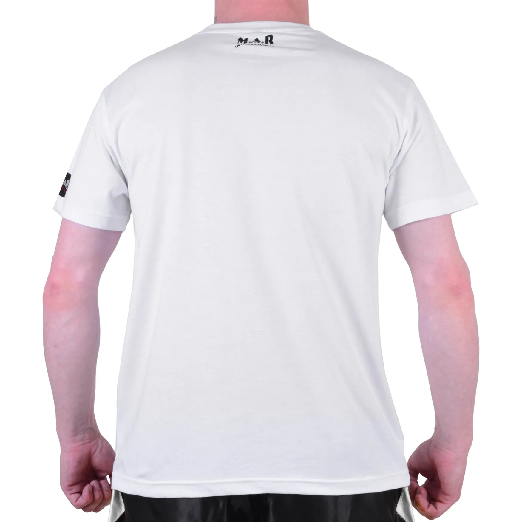 MAR-084H | White Round-Neck MMA T-Shirt