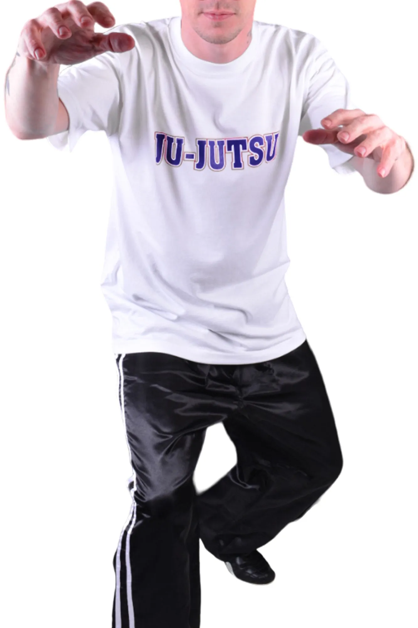 MAR-084I | White Round-Neck Judo T-Shirt (OD)