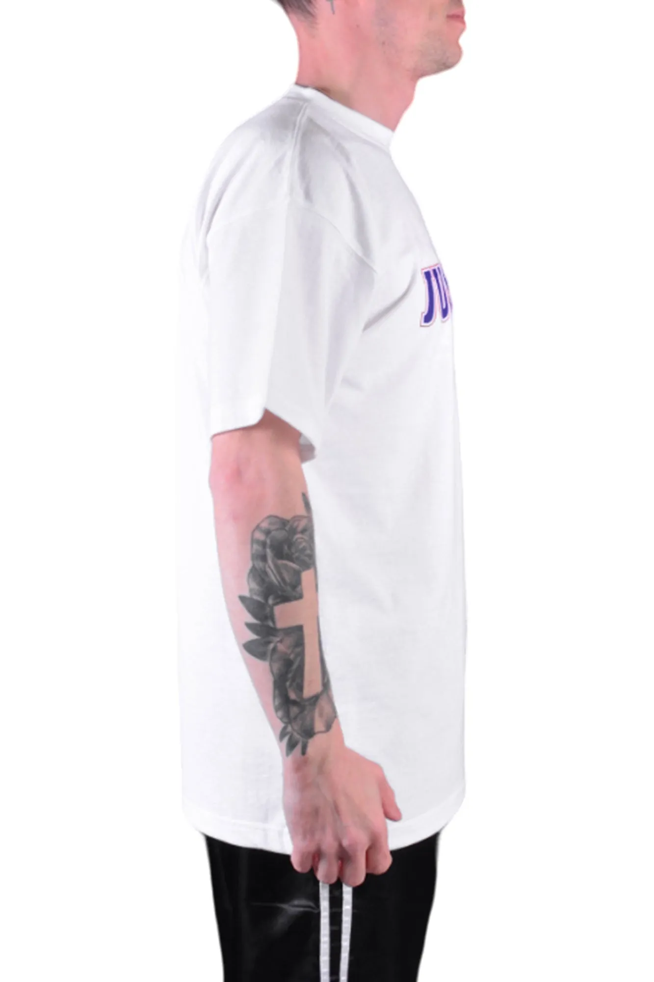 MAR-084I | White Round-Neck Judo T-Shirt (OD)