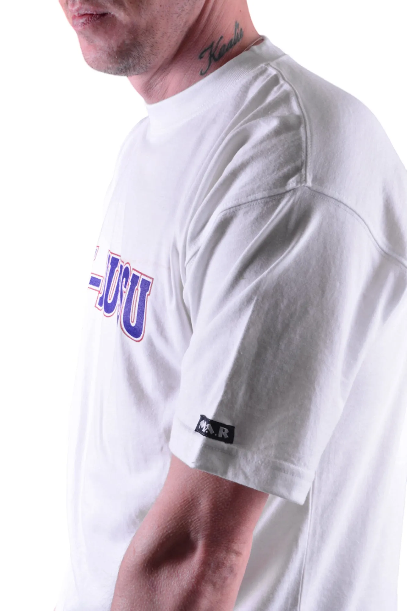 MAR-084I | White Round-Neck Judo T-Shirt (OD)