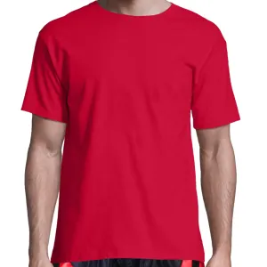 MAR-085A | Red Round Neck T-Shirt