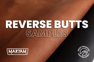 Maryam - Reverse Horse Butts - Veg Tanned Leather (SAMPLES)